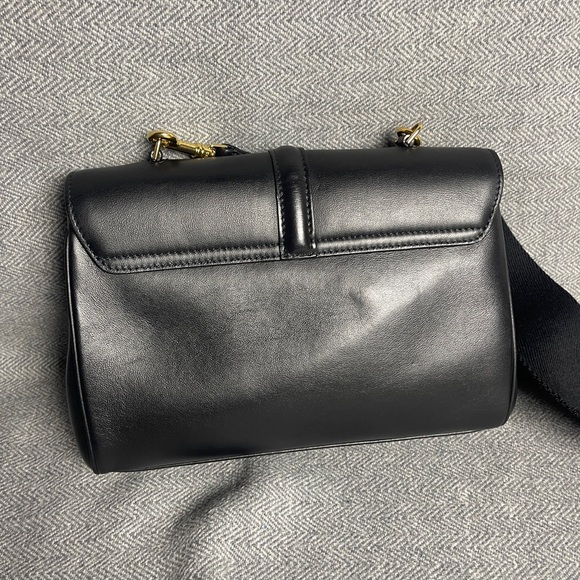 Black calfskin Soft 16 Teen bag w/ strap and dustbag - Picture 5 of 13